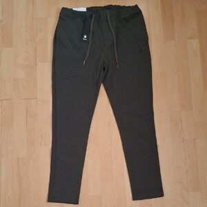 KUWALLA Tek Men's Trouser Dark Green Elastic Waist 2XL